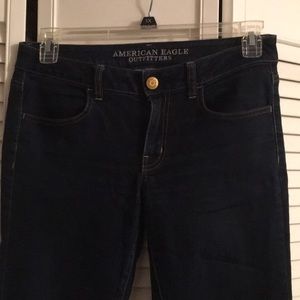 American Eagle jeggings, dark wash, size 6 long